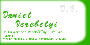 daniel verebelyi business card